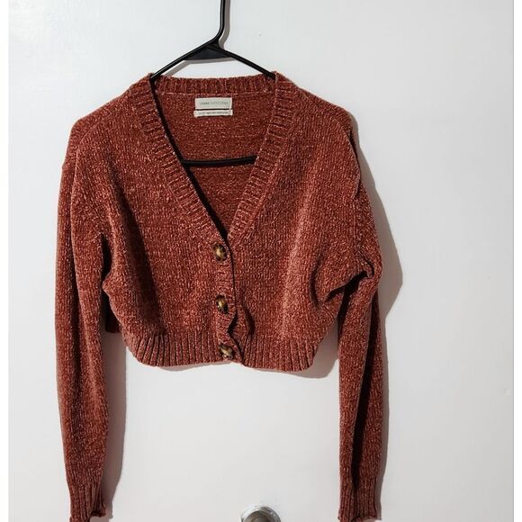 Urban Outfitters Sweaters - Cropped Chenille v neck Sweater cardigan